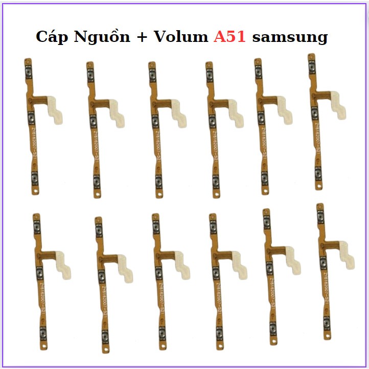 Cáp Nguon + Volum A51 sam sung