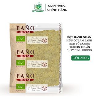 Bột hạnh nhân hữu cơ Pano 250g làm bánh,sinh tố, nguồn protein thuần chay cao cấp