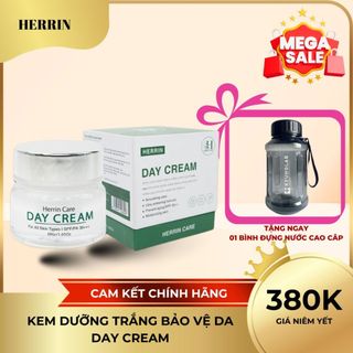 ✅ chính hãng herrin kem ngày cấp ẩm dưỡng trắng nâng tông chống nắng bảo vệ da