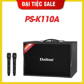 Loa karaoke dalton ps-k110a công suất 280w, bass 810 inches, tặng kèm 2 micro không dây sóng uhf