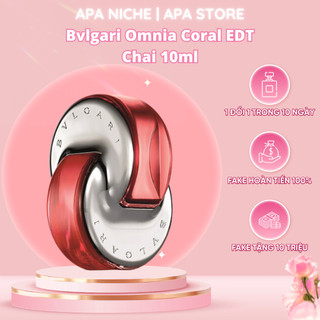 Nước Hoa Nữ Bvlgari Omnia Coral Đỏ Cam Chai 10ml