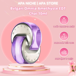 Nước Hoa Nữ Bvl Omnia Amethyste Màu Tím Chai 10ml