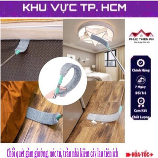 Chổi quét gầm giường, nóc tủ, trần nhà, khe hẹp kiêm cây lau nhà - tiện dụng, siêu bên