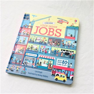 Sách - usborne look inside jobs - cho bé từ 5 tuổi