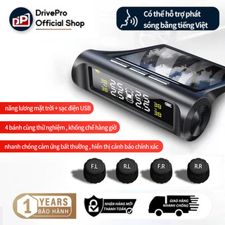 Cảm biến áp suất lốp ô tô TPMS màn hình led màu van ngoài - cảm biến áp suất lốp van ngoài TPMS - Bảo hành 12 tháng