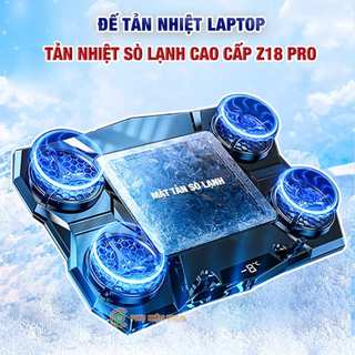  Quạt tản nhiệt laptop máy tính Z18 Pro - Đế tản nhiệt laptop 17 inch - Giá đỡ Surface book pro 