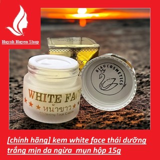 [chính hãng] Kem white face thái lan dưỡng trắng da se khít lỗ chân lông mẫu mới nhất hộp 15g, 25g