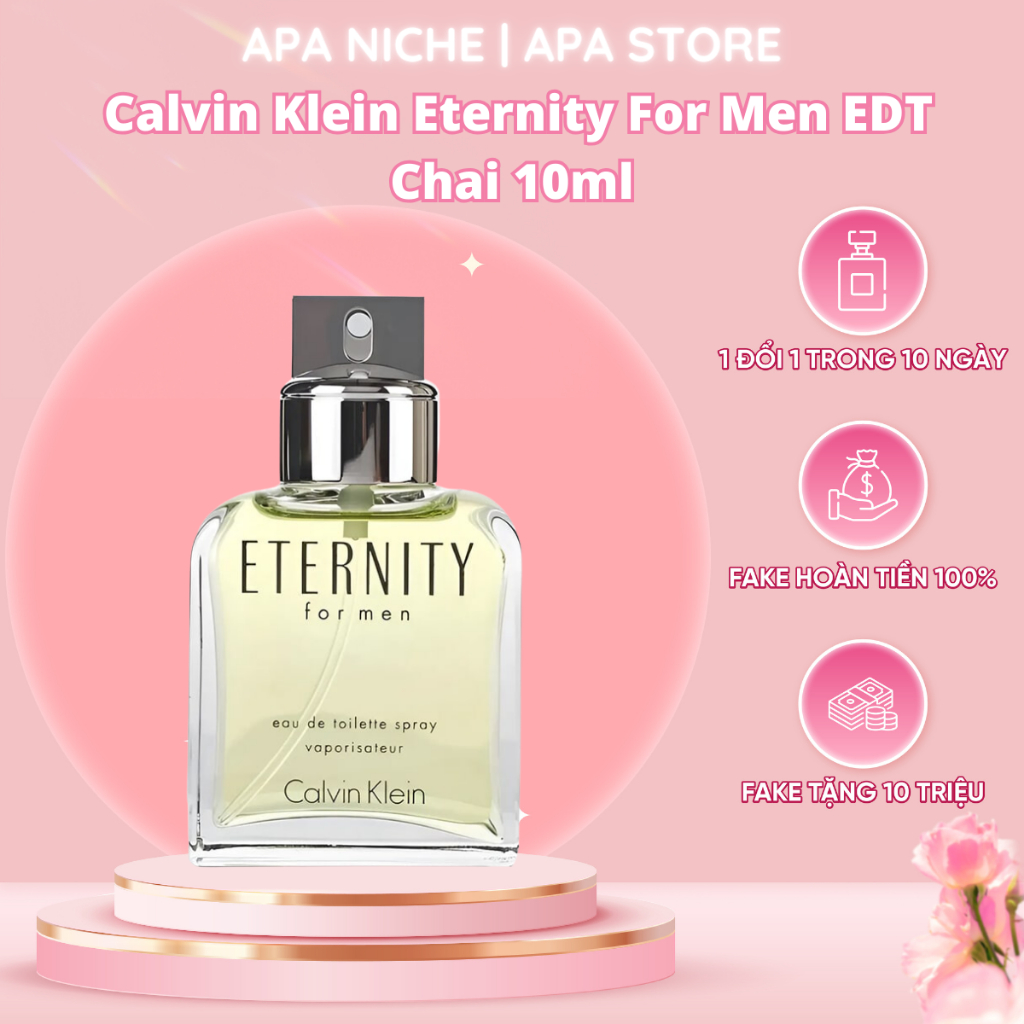 Nước hoa nam C K Eternity 10ml