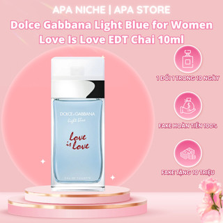Nước hoa nữ Dolce Gabbana Light Blue Love is love EDT chai 10ml
