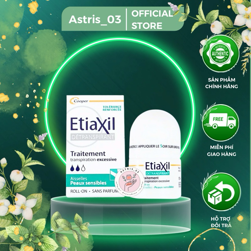 Lăn Nách Khô Thoáng , Khử Mùi ETIAXIL (Hàng Công Ty)