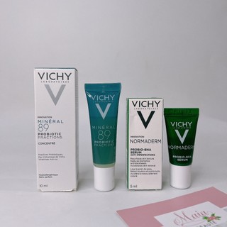 Mini Serum giảm mụn Vichy Normaderm + Dưỡng Chất Khoáng Cô Đặc Vichy Mineral 89 Serum