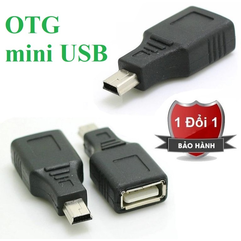 Đầu OTG chuyển đổi Mini USB to USB