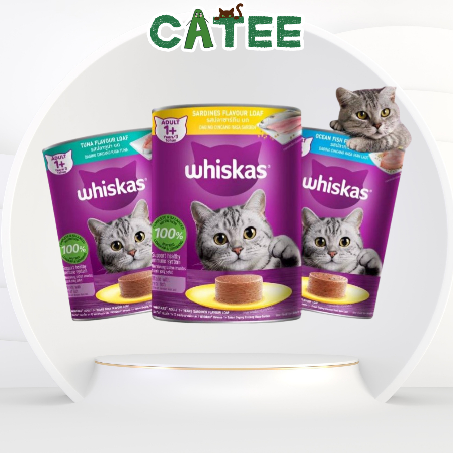 Pate Lon Whiskas cho Mèo trưởng thành 400g