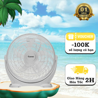 Quạt Sàn Cao Cấp Rapido RWF-20AFM, Lưu Lượng Gió Lớn Đến 5000 m³/giờ, Dễ Di Chuyển, BH 12 Tháng