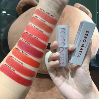 Son thỏi Romand Zero Gram Matte Lipstick 3g full màu