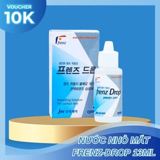 Nước nhỏ mắt Frenz Drop 13ml dùng cho lens (kính áp tròng), nước mắt nhân tạo - Lens Optic