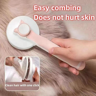 Bàn chải lông chó chất lượng cao dụng cụ chải lông mèo chắc chắn, massage không đau tiết kiệm sức