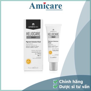 ✅ Heliocare Kem Chống Nắng Ngăn Ngừa & Kiểm Soát Tăng Sắc Tố, Đốm Nâu Pigment Solution Fluid SPF 50+ 50ml