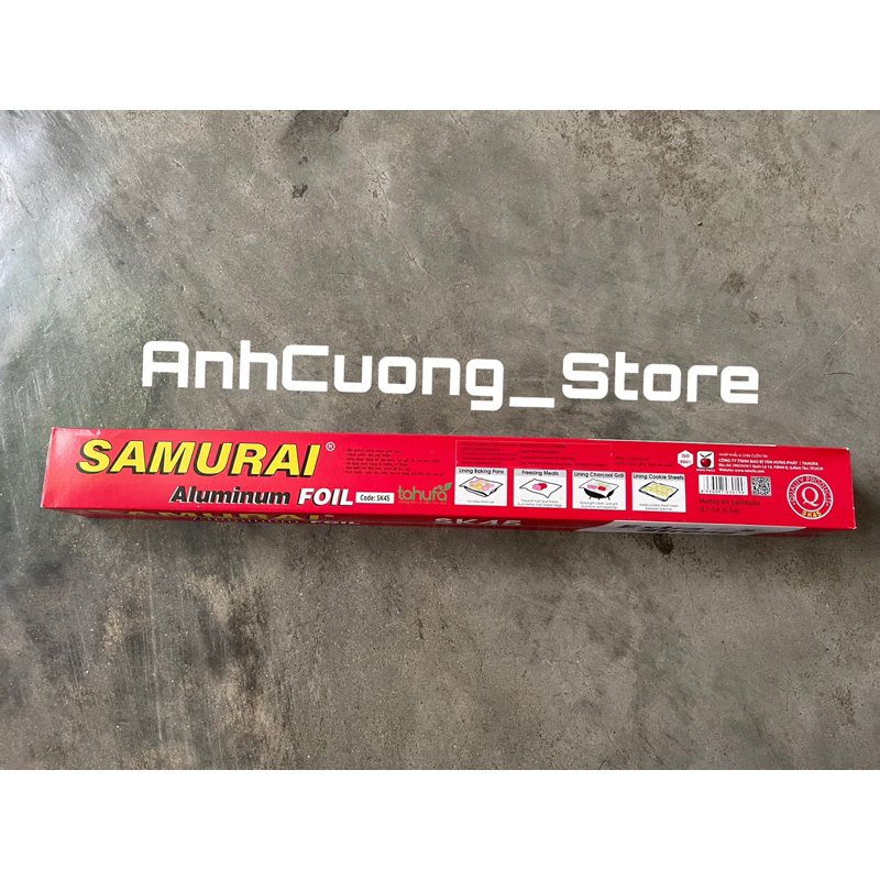 Giấy bạc nướng thức ăn Samurai 1 cuộn size 45cm,30cm !