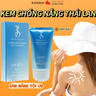  Kem Chống Nắng Nội Địa Thái Lan Thoáng Mỏng Nhẹ SPF 60+ PA+++  60ml Nâng Tông Da Dưỡng Ẩm Da 