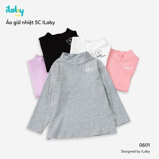 Áo giữ nhiệt cho bé gái ILABY in hình chất liệu thun cotton co dãn 4 chiều từ 1-12 tuổi [0601]