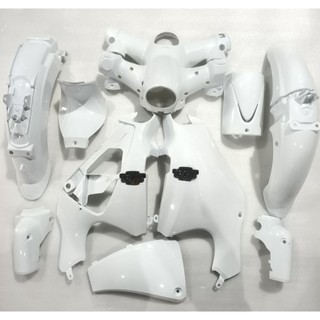 Bộ dàn áo xe cub 81 đời mới - cub 50 học sinh màu trắng