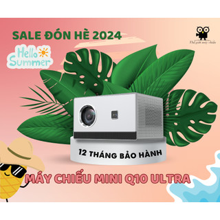   Q10 ULTRA  Máy Chiếu Mini FULL HD Hỗ Trợ 4K Thế Hệ Mới Ống Kính Quang Học Hệ Điều Hành Androi 