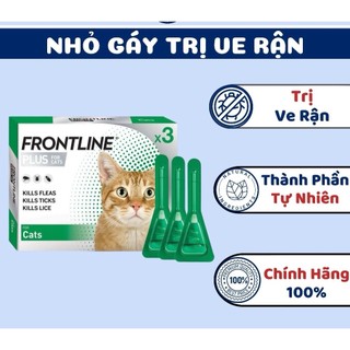THUỐC NHỎ GÁY TRỊ VE RẬN CHO CHÓ MÈO FROLINE PLUS