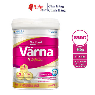 [Date T11/24 ] Sữa Bột Nutifood Varna Diabetes 850G bổ sung dinh dưỡng giành riêng cho người bị tiểu đường.