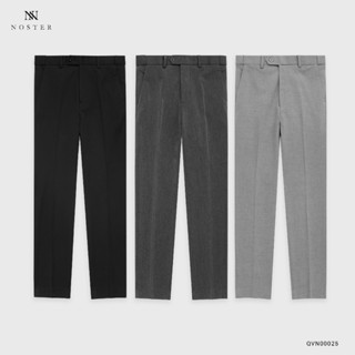 Quần vải, quần âu nam lưng đai chun ẩn, form slim fit, chất vải co giãn 4 chiều - Thương hiệu NOSTER mã QVN00025