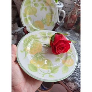 Dĩa trưng bày, dĩa bánh trái cây 4 mùa versatone NORITAKE Gốm sứ nhật size 18cm