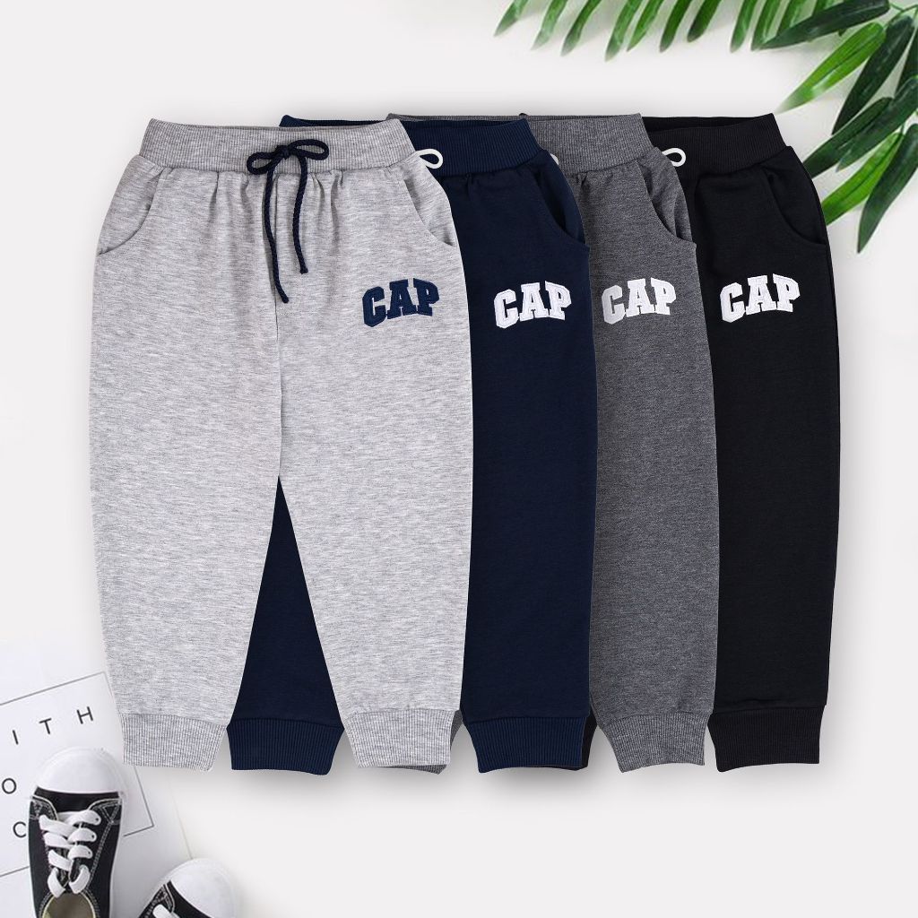 Quần thun dài da cá bé trai 10-30kg (Quần Dài CAP )