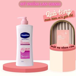 Dưỡng thể body vaseline healthy white 400g thái lan dưỡng ẩm toàn thân mềm mịn trắng sáng