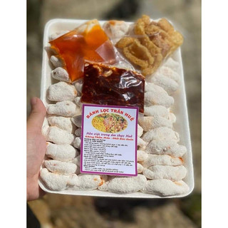 bánh bột lọc trần 50 cái ❤️ CHUẨN HUẾ ❤ KÈM NƯỚC CHẤM ỚT XANH , Nhân tôm thịt thơm ngon