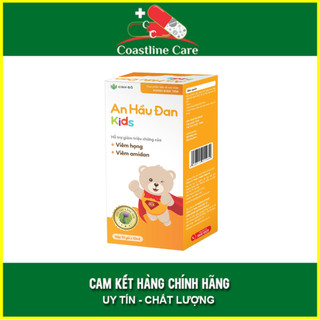 An Hầu Đan Kids - Combo 6 tặng 1 - Dành cho trẻ bị ho khan, ho kéo dài, khan tiếng (Hộp 10 Gói) - CLC Pharmacy