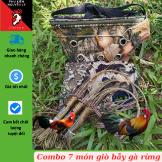 combo 7 món giò bẫy gà rừng bao chất