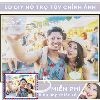 [ARTISAN] Bộ Tranh Đính Đá Tự Làm 5d diy Hình Tròn / Vuông Trang Trí Nhà Cửa/Tùy chỉnh riêng tư 5251