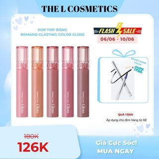 Son bóng Romand Glasting Color GLOSS full màu, son bóng có màu - The L Cosmetic