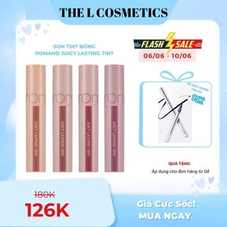Son Tint Romand Juicy Lasting Tint 22 23 24 25, son bóng Hàn Quốc - The L Cosmetic