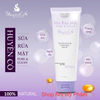 Chính hãng- sữa rửa mặt huyền cò sáng da ngừa mụn sạch nhờn 100ml