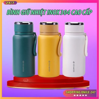Bình giữ nhiệt 1500ml,1200ml,1000ml - Bình đựng nước giữ nhiệt chất liệu inox 304 cao cấp an toàn cho sức khỏe