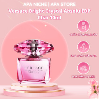 Nước Hoa Nữ Vᴇʀsᴀᴄᴇ Bright Crystal Absolut EDP Chai 10ml, Hương Thơm Nữ Tính Và Gợi Cảm