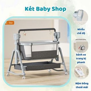 Nôi Điện Chữ Y Cho Bé KETBABYSHOP Cũi Đa Năng Thiết Kế Khoa Học An Toàn Cho Sự Phát Triển Cột Sống Của Bé