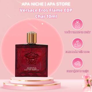 Nước Hoa Nam Versace Eros Flame EDP Màu Đỏ Chai 10ml