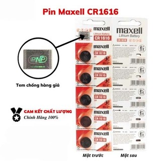 Pin Maxell Lithium CR1616 / CR 1616 (3volt) - Chính hãng Sản Xuất Nhật Bản