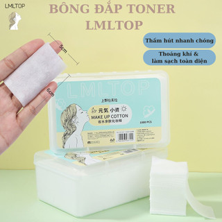Bông tẩy trang đắp toner lotion mask LMLTOP 1000 miếng cotton mềm