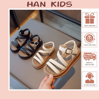 Sandal dép quai hậu dép dây bánh mì thời trang siêu nhẹ cho bé gái