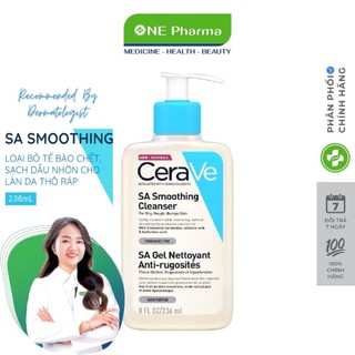 Sữa rửa mặt CeraVe SA Smoothing Cleanser 236ml (Bản Pháp)