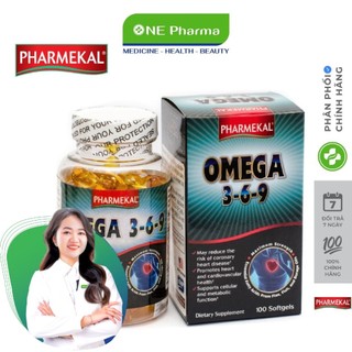 Viên Uống Dầu Cá Pharmekal Omega 3 6 9 100 Viên/Hộp