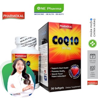 Viên Uống Hỗ Trợ Tim Mạch Pharmekal Coq10 30 Viên/Hộp